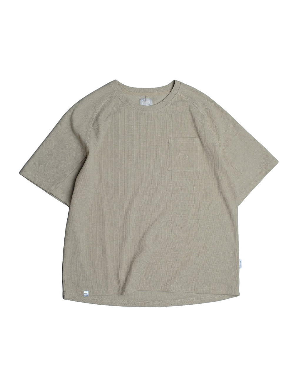 Shuren Waffle Tee / Cotton GREY