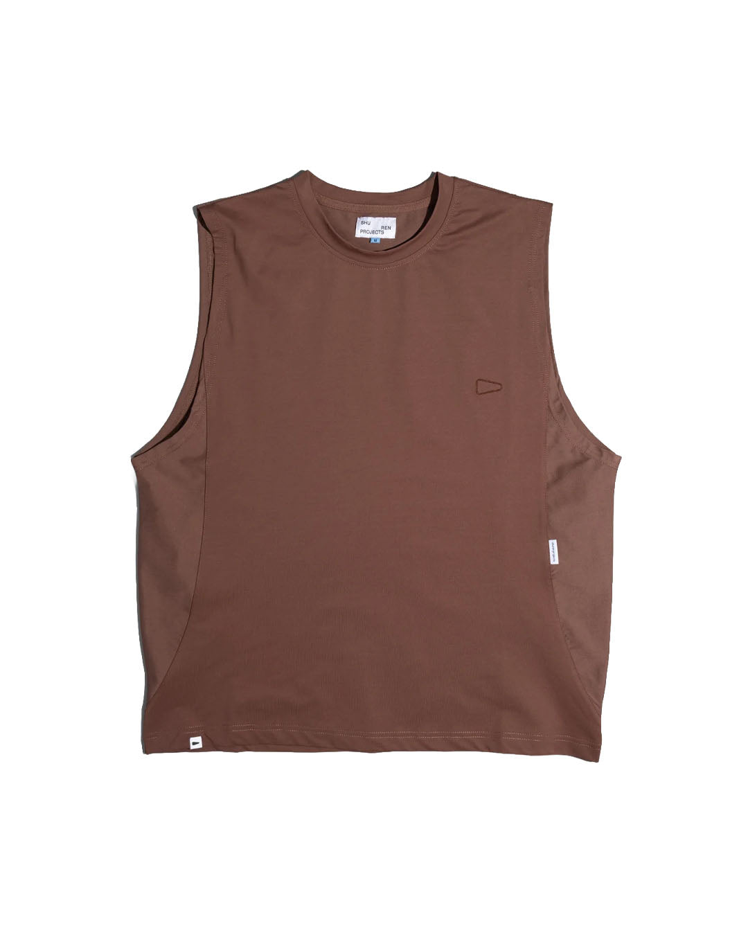 SLEEVELESS 2-TONE MAROON