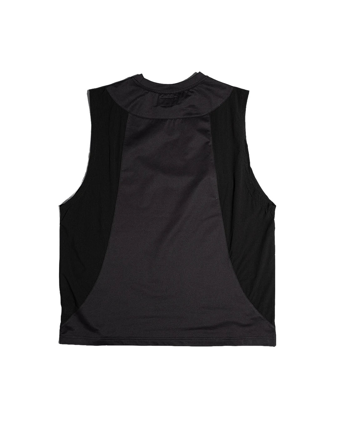 SLEEVELESS 2-TONE BLACK