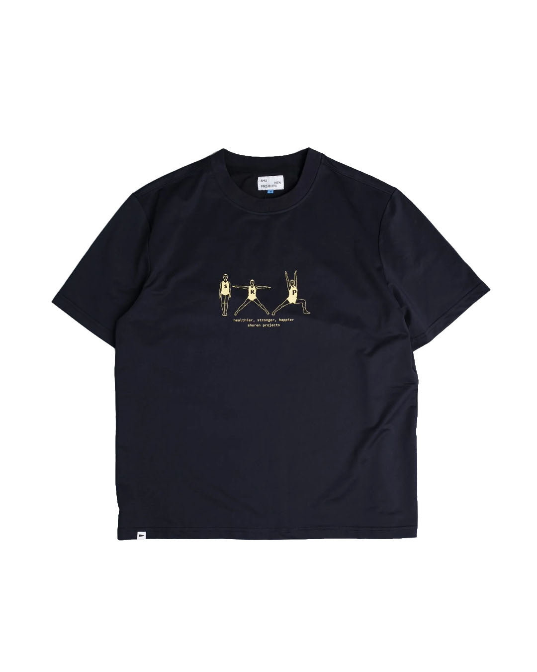Shuren Stronger Tee / Cotton - Midnight Blue