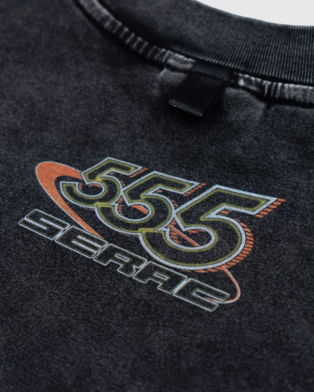 555 NOTEBOOK POCKETED TEE BLACK
