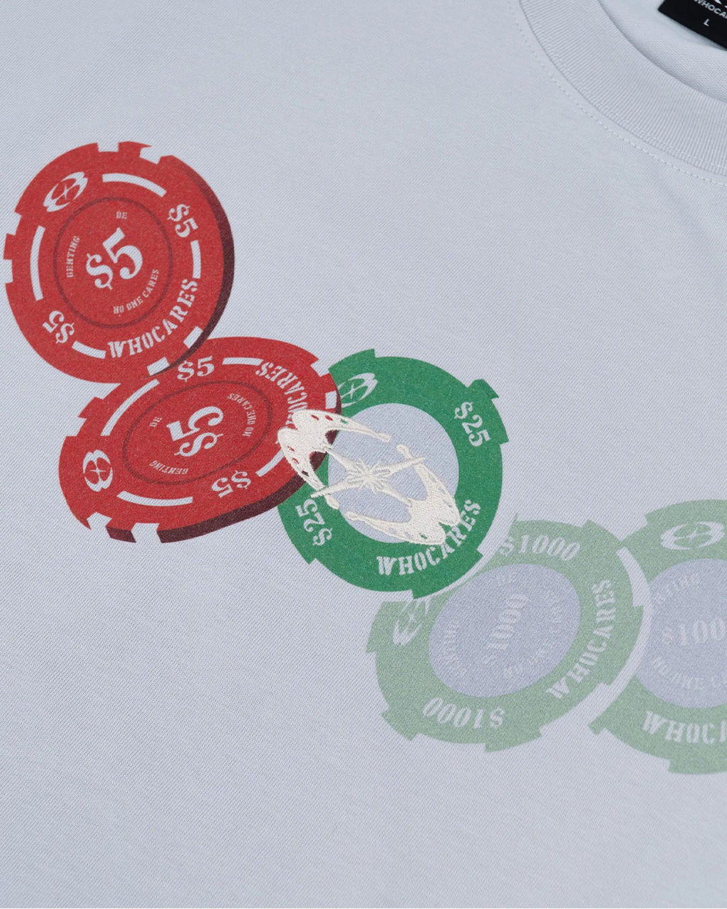 W.CHIPS TEE WHITE