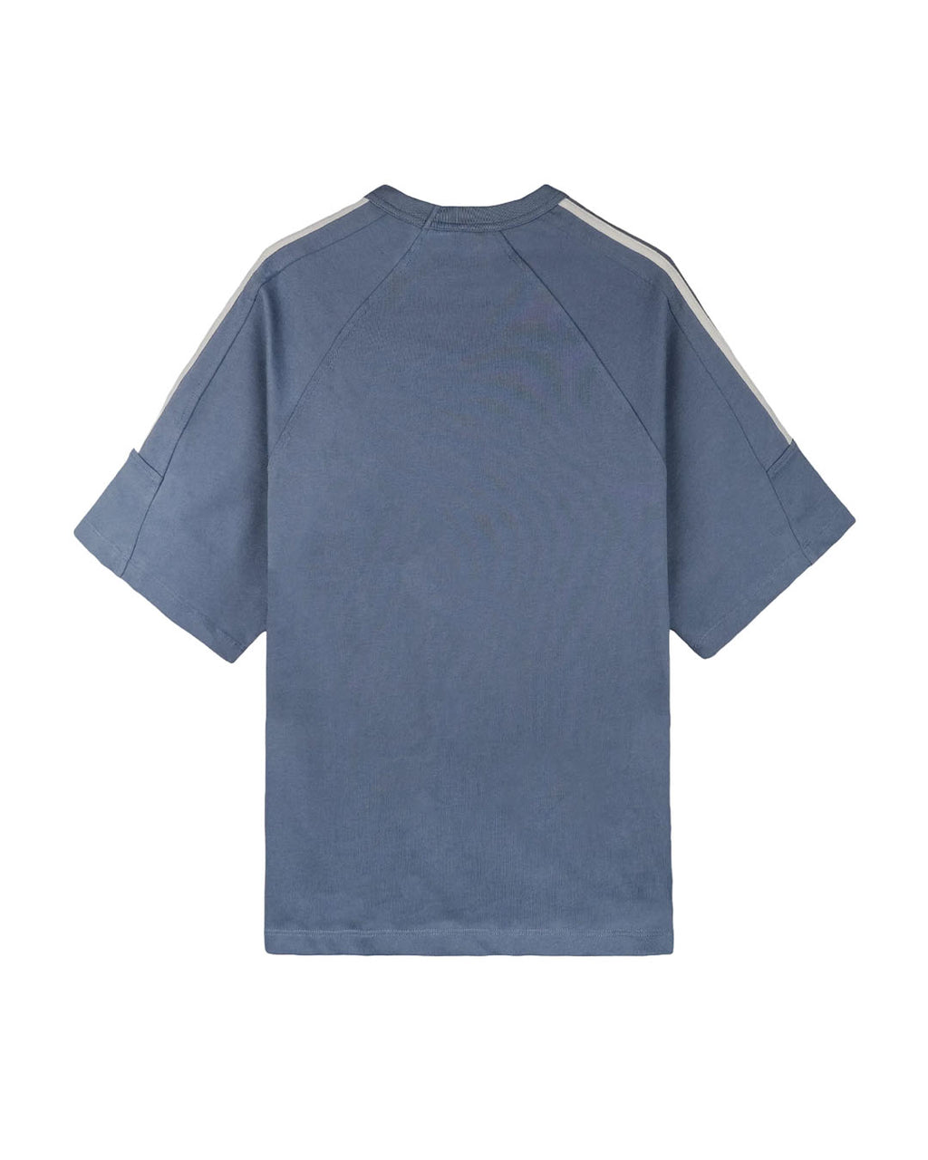 DISTORTED LOGO TEE ASH BLUE