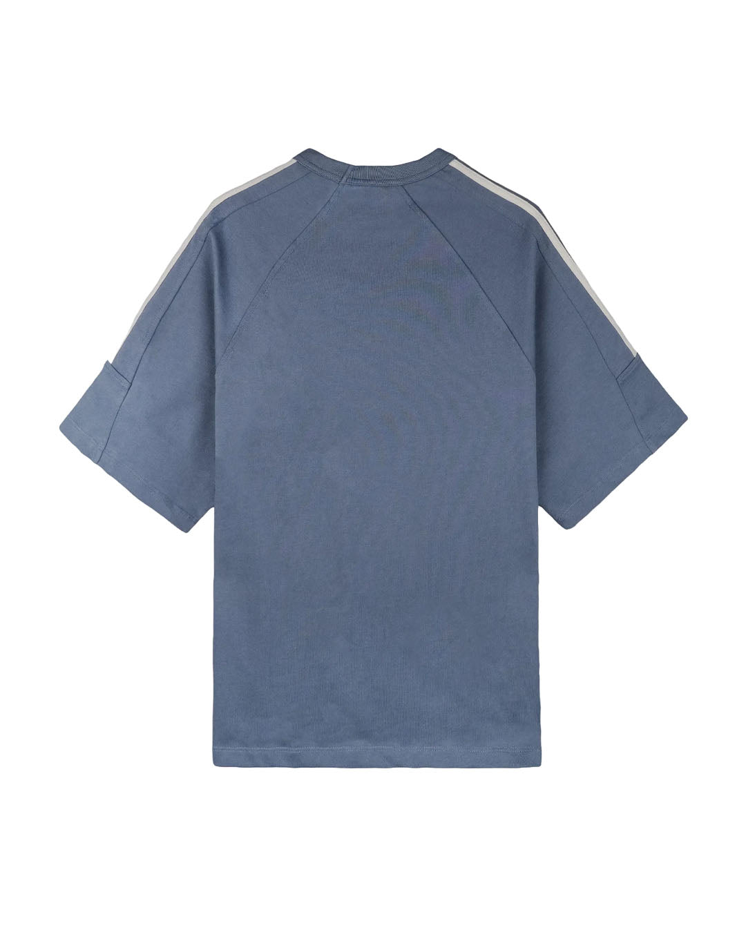 DISTORTED LOGO TEE ASH BLUE