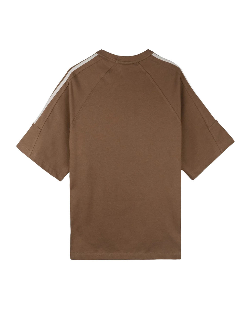 DISTORTED LOGO TEE BROWN