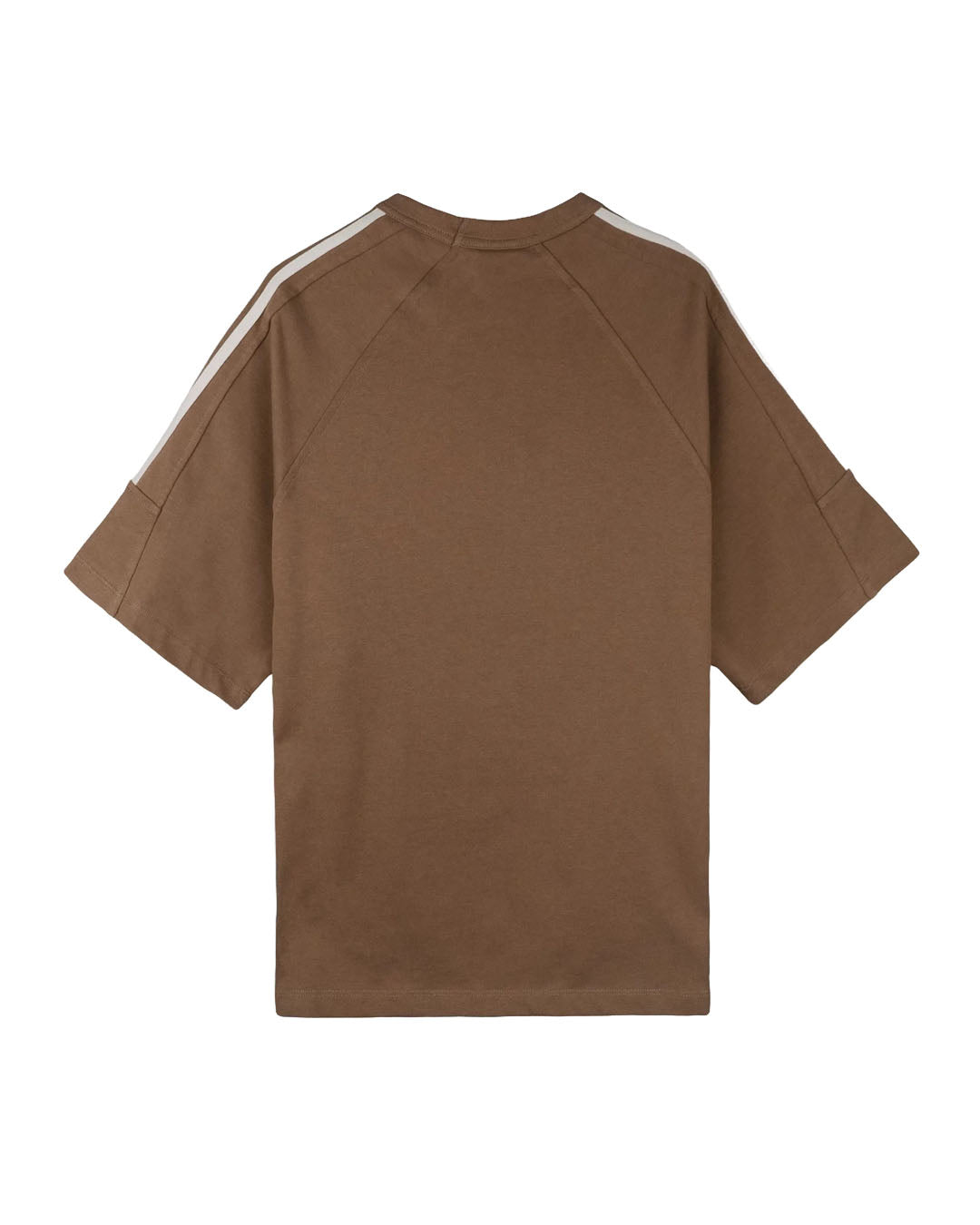 DISTORTED LOGO TEE BROWN