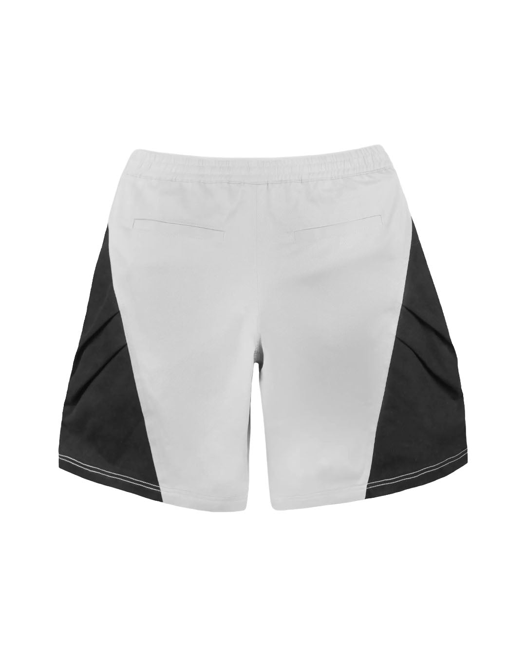 DOUBLE PLEAT SHORTS GREY