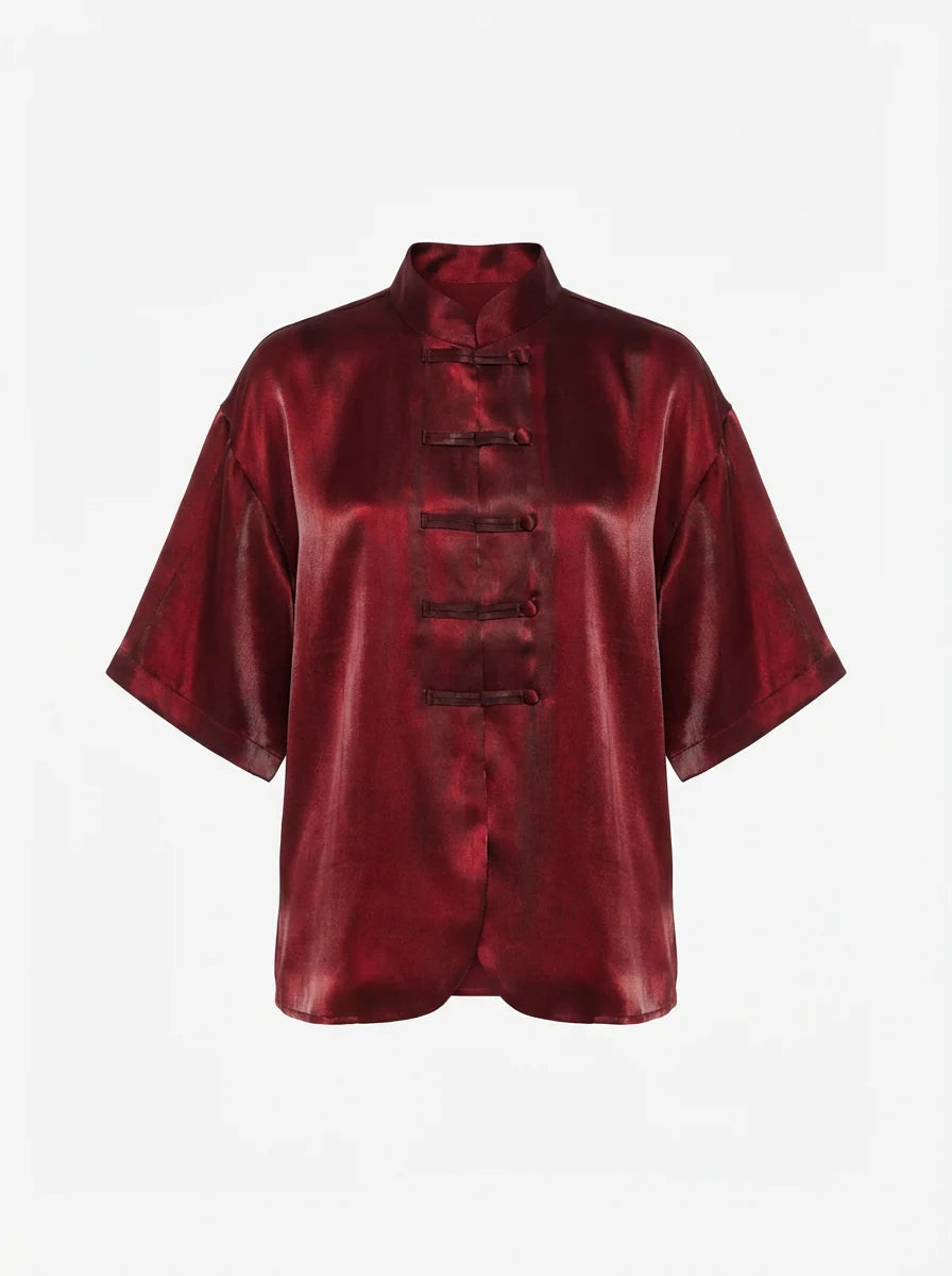 SHORT SLEEVE SAMFU - RED