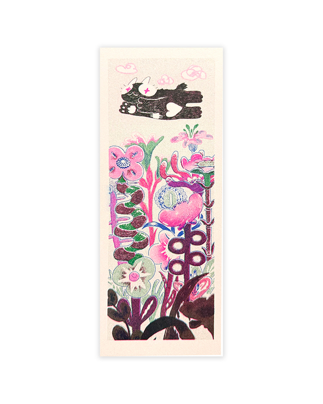RISOGRAPH ART PRINT - WIIII